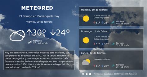 nieve en barranquilla|El Tiempo en Barranquilla. Predicción a 14 días